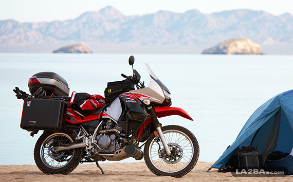 2008 Kawasaki KLR 650 dual-sport motorcycle