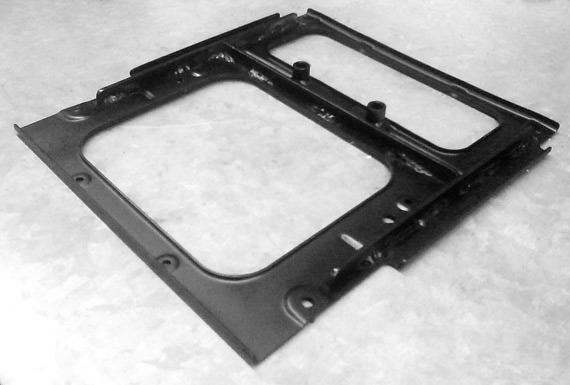 KLR 650 rear carrier reinforcement