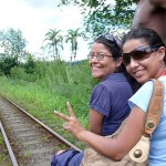 Heading to San Cipriano on rails. (Colombia)
