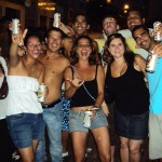 Partying on the street. (Salvador, Brazil)