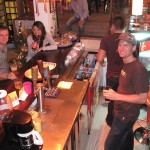 Paul tending the new bar @ Casa Kiwi v2. (Medellin, Colombia)