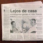 Making the headlines with Jan. (Medellin, Colombia)