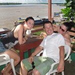 British gals on the Amazon. (Tabatinga, Brazil)