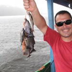 The loot of piranhas. (Lago Tarapoto, Colombia)